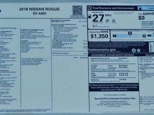 2018 Nissan Rogue SV Magnetic Black, Lawrence, MA