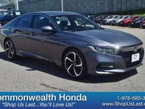 2018 Honda Accord Sedan Sport 1.5T Modern Steel Metallic, Lawrence, MA