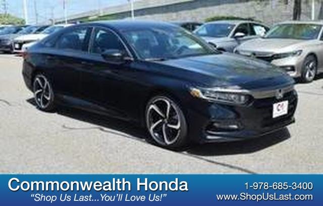 2018 Honda Accord Sedan Sport 1.5T Crystal Black Pearl, Lawrence, MA