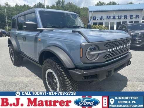 2024 Ford Bronco Badlands Gray, Boswell, PA