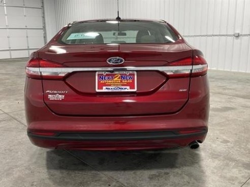 2017 Ford Fusion SE Sedan 4D Red, Sioux Falls, SD