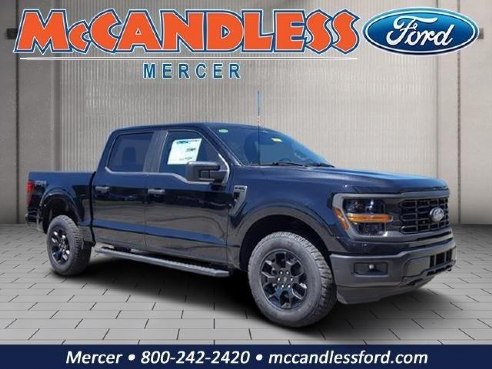 2024 Ford F-150 STX Agate Black Metallic, Mercer, PA