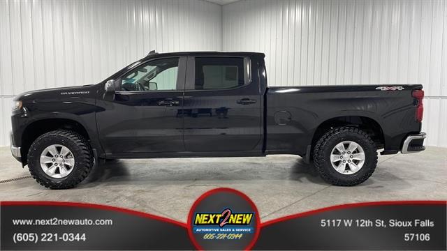 2021 Chevrolet Silverado 1500 LT Pickup 4D 5 3-4 ft Black, Sioux Falls, SD