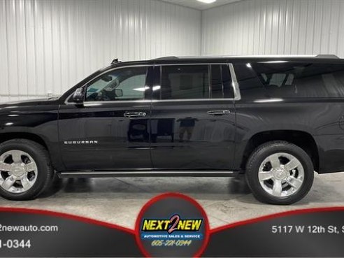 2017 Chevrolet Suburban Premier Sport Utility 4D Black, Sioux Falls, SD