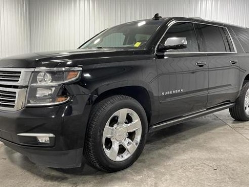 2017 Chevrolet Suburban Premier Sport Utility 4D Black, Sioux Falls, SD