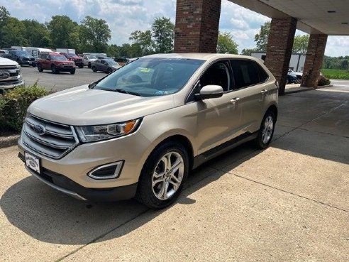 2018 Ford Edge Titanium White Gold Metallic, Mercer, PA