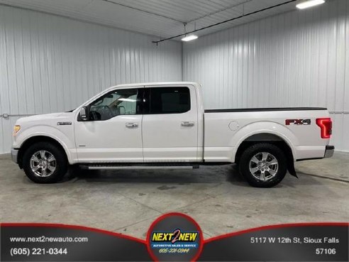 2015 Ford F-150 Lariat Pickup 4D 5 1-2 ft White, Sioux Falls, SD