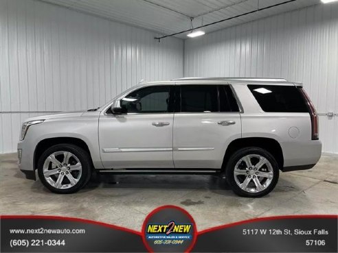 2016 Cadillac Escalade Premium Sport Utility 4D Silver, Sioux Falls, SD