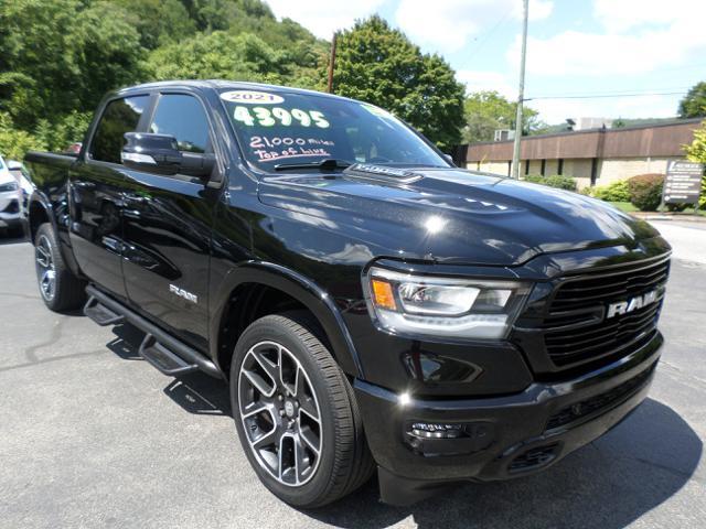 2021 Ram Ram Pickup 1500 Laramie Crew Cab SWB 4WD Black, Johnstown, PA