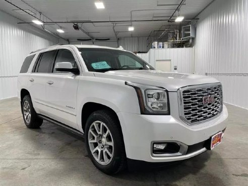 2018 GMC Yukon Denali Sport Utility 4D White, Sioux Falls, SD