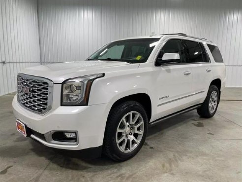 2018 GMC Yukon Denali Sport Utility 4D White, Sioux Falls, SD