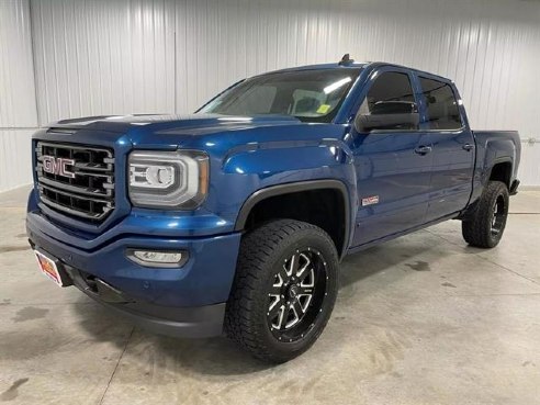 2017 GMC Sierra 1500 SLT Pickup 4D 6 1-2 ft Blue, Sioux Falls, SD