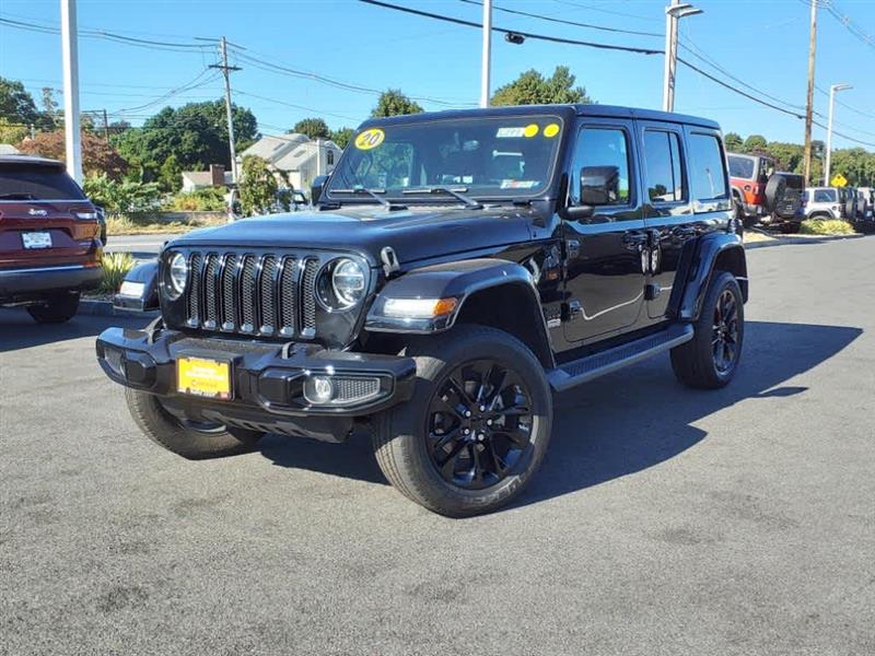 2020 Jeep Wrangler Sahara High Altitude Black Clearcoat, Lynnfield, MA