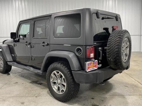 2015 Jeep Wrangler Unlimited Rubicon Sport Utility 4D Black, Sioux Falls, SD