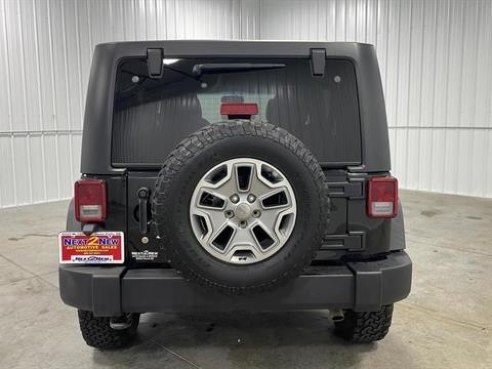 2015 Jeep Wrangler Unlimited Rubicon Sport Utility 4D Black, Sioux Falls, SD