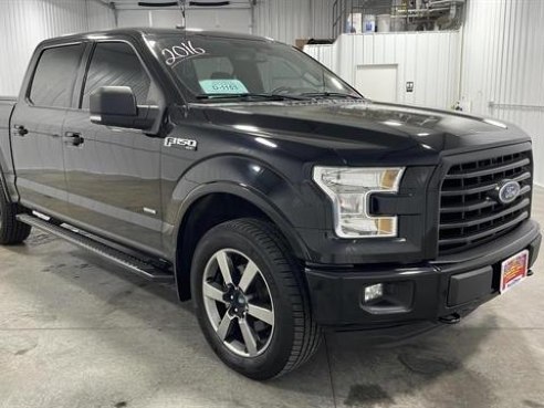 2016 Ford F-150 XLT Pickup 4D 5 1-2 ft Black, Sioux Falls, SD