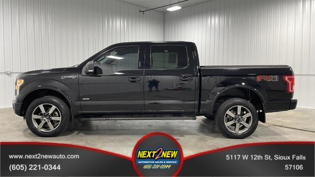 2016 Ford F-150 XLT Pickup 4D 5 1-2 ft Black, Sioux Falls, SD