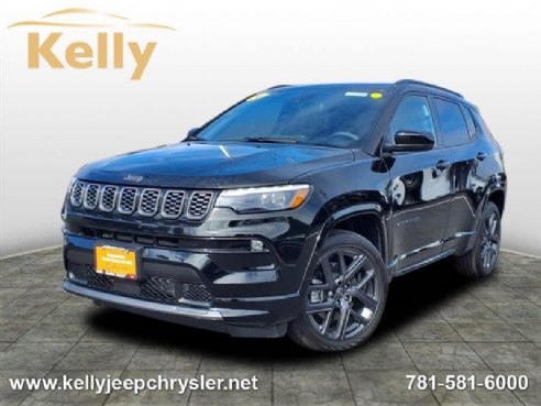 2024 Jeep Compass Limited Diamond Black Crystal Pearlcoat, Lynnfield, MA