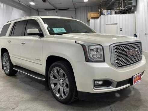 2015 GMC Yukon Denali Sport Utility 4D White, Sioux Falls, SD