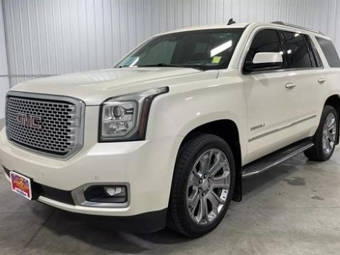 2015 GMC Yukon Denali Sport Utility 4D White, Sioux Falls, SD